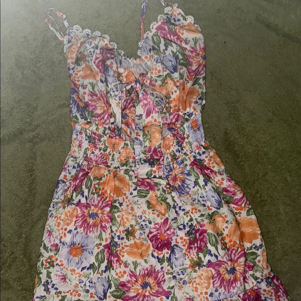 Floral Multicolor Summer Dress